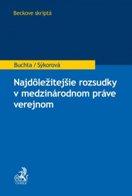 Najdôležitejšie rozsudky v medzinárodnom práve verejnom