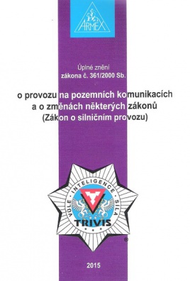 Zákon o provozu na pozemních komunikacích (Zákon o silničním provozu) č. 361/2000 Sb., 2016