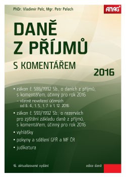 Daně z příjmů s komentářem 2016