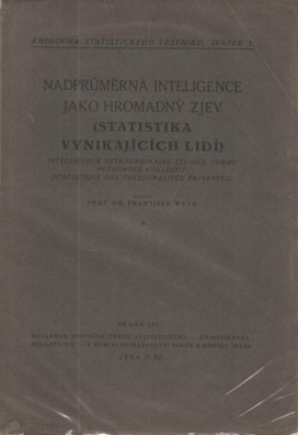 Nadprůměrná inteligence jako hromadný jev - Statistika vynikajících lidí