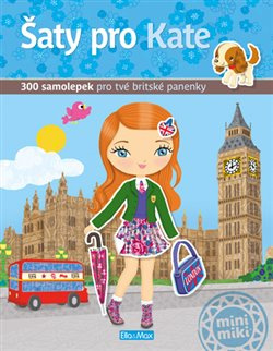 Šaty pro Kate. 300 samolepek pro tvé britské panenky