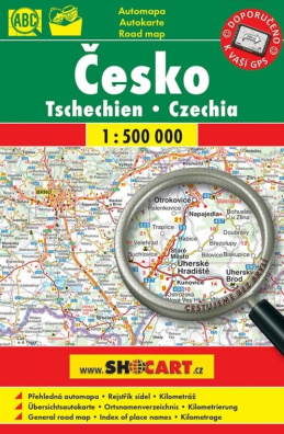 Česko Tschechien Czechia 1:500 000. Cestujeme bez brýlí