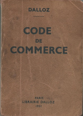 Dalloz Code de Comerce