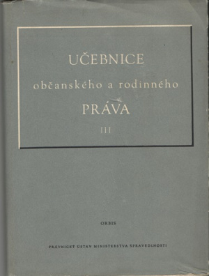 Učebnice občanského a rodinného práva III.