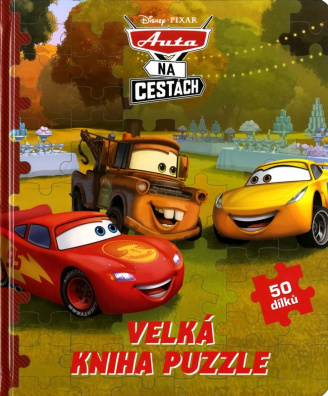 Auta - Velká kniha puzzle. 50 dílků v obrázku