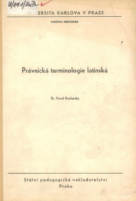 Právnická terminologie latinská