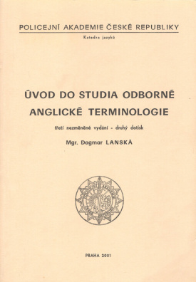 Úvod do studia odborné anglické terminologie