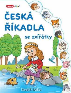 Česká říkadla se zvířátky - Modrá kniha