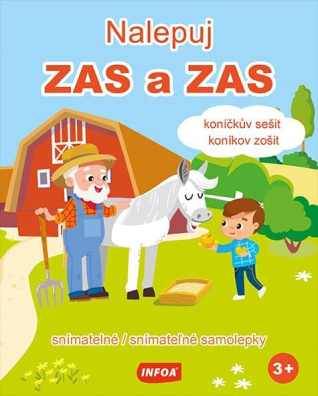 Nalepuj ZAS a ZAS - Koníčkův sešit / Koníkov zošit - snímatelné / snímatelné samolepky