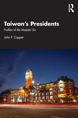 Taiwan's Presidents 1st Edition