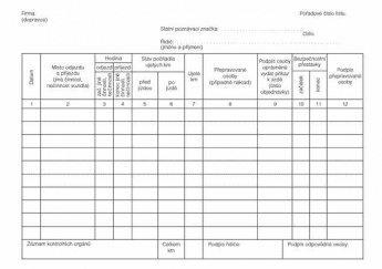 Záznam o provozu vozidla os.dopravy/MSK322/